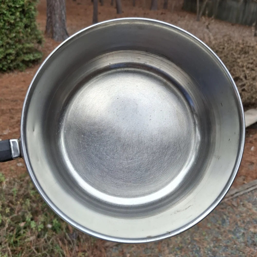 Vintage Farberware Stainless Steel Aluminum Clad 2 Quart Pot With Lid